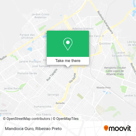 Mandioca Ouro map