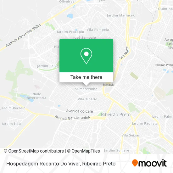 Hospedagem Recanto Do Viver map