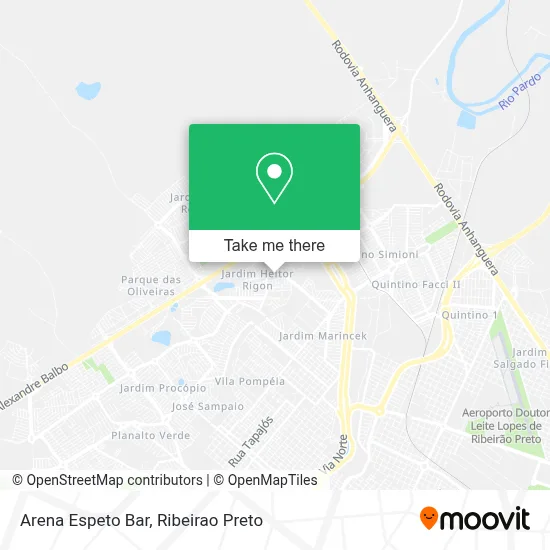 Arena Espeto Bar map