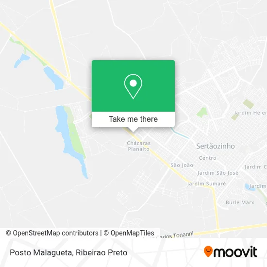Posto Malagueta map