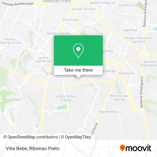 Villa Bebe map