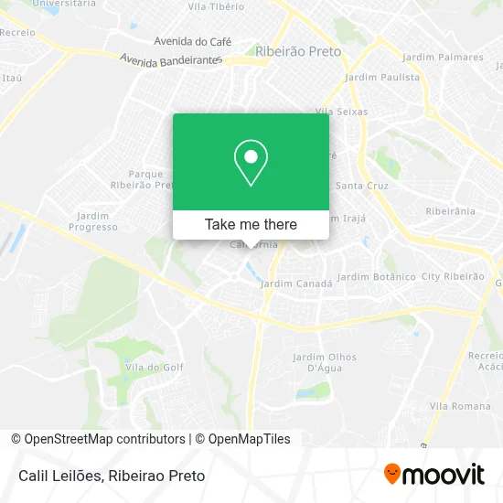 Calil Leilões map