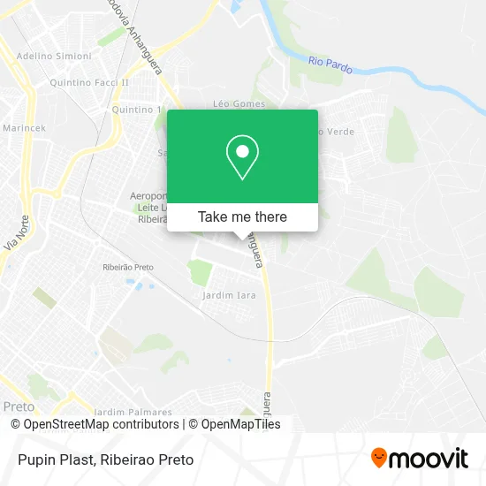 Pupin Plast map