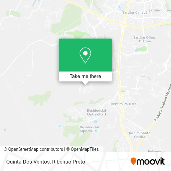 Quinta Dos Ventos map