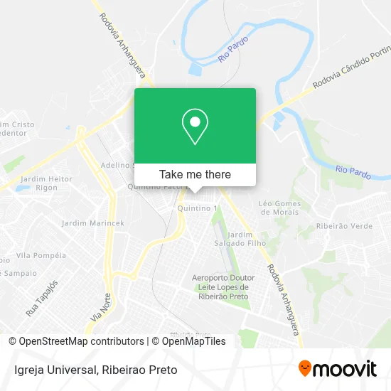 Igreja Universal map