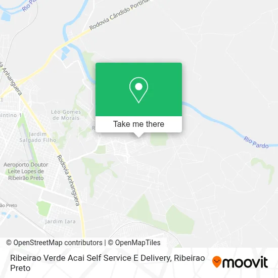 Ribeirao Verde Acai Self Service E Delivery map