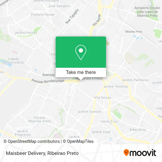 Maisbeer Delivery map