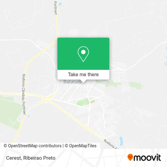 Cerest map