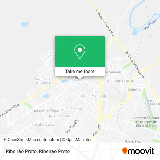 Ribeirão Preto map