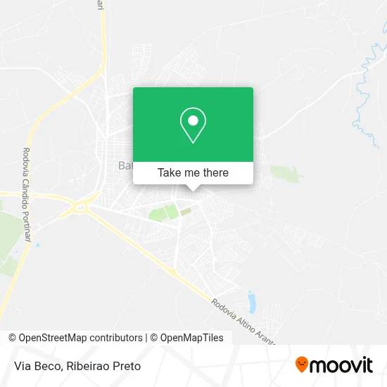 Via Beco map