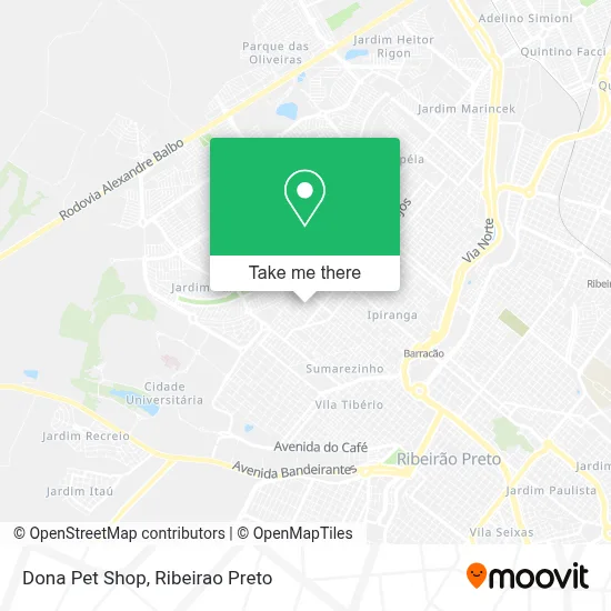 Dona Pet Shop map