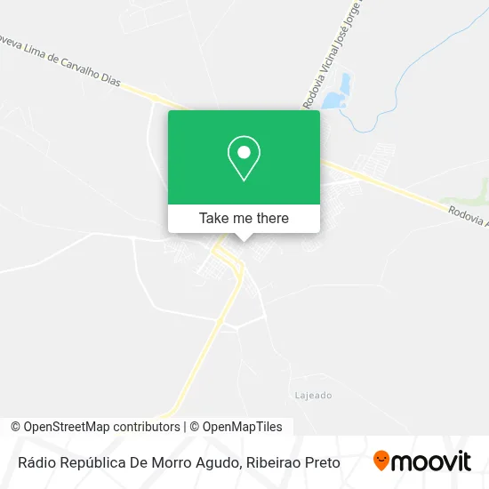 Rádio República De Morro Agudo map