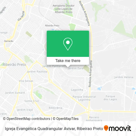 Igreja Evangélica Quadrangular Avivar map