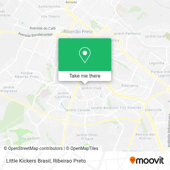 Little Kickers Brasil map