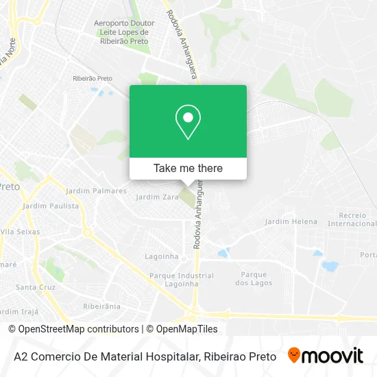 A2 Comercio De Material Hospitalar map