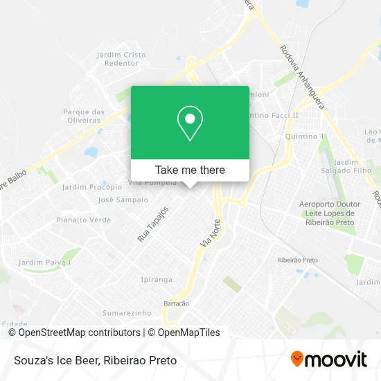 Souza's Ice Beer map