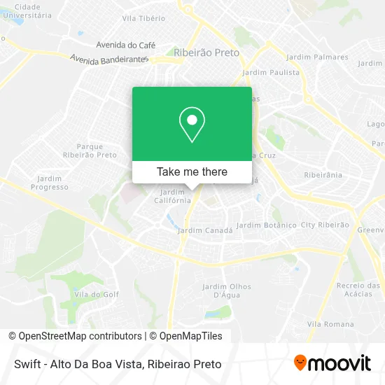 Swift - Alto Da Boa Vista map