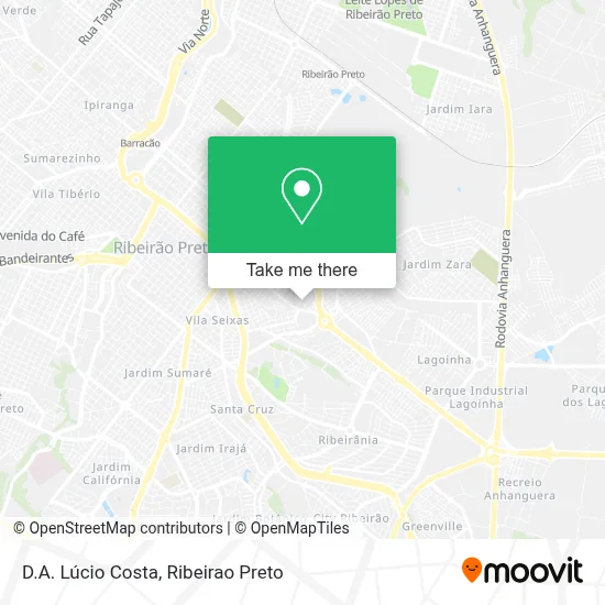 D.A. Lúcio Costa map
