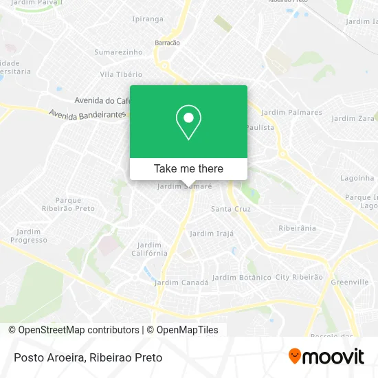 Posto Aroeira map