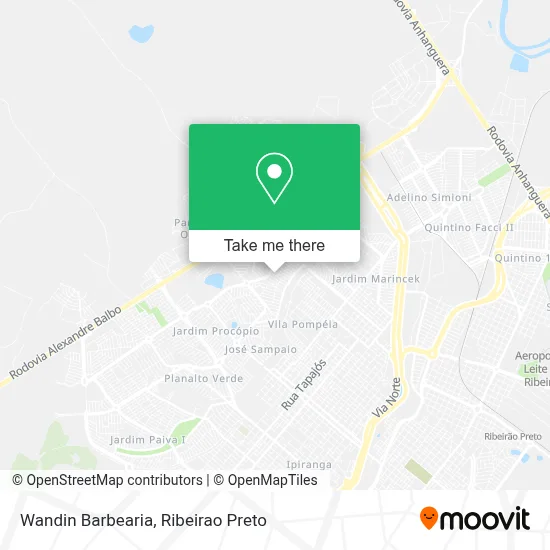 Wandin Barbearia map