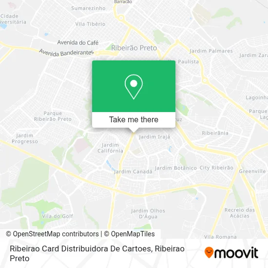 Ribeirao Card Distribuidora De Cartoes map