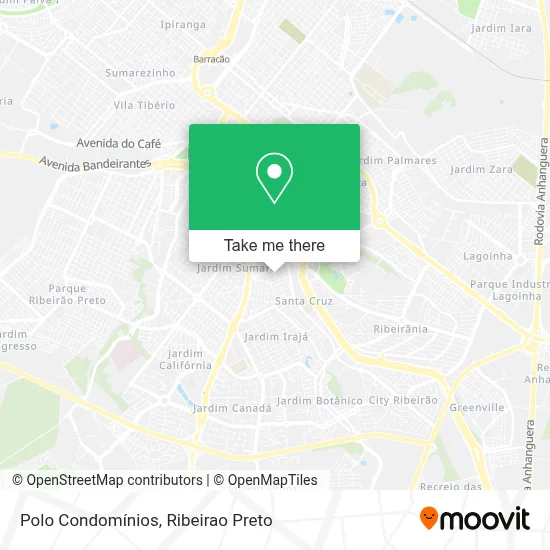 Polo Condomínios map