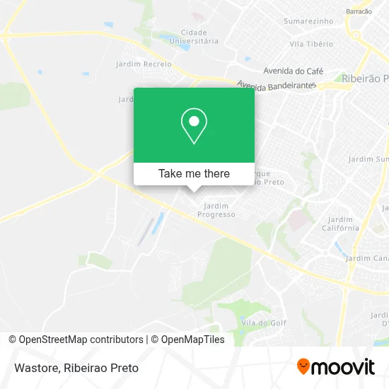 Wastore map