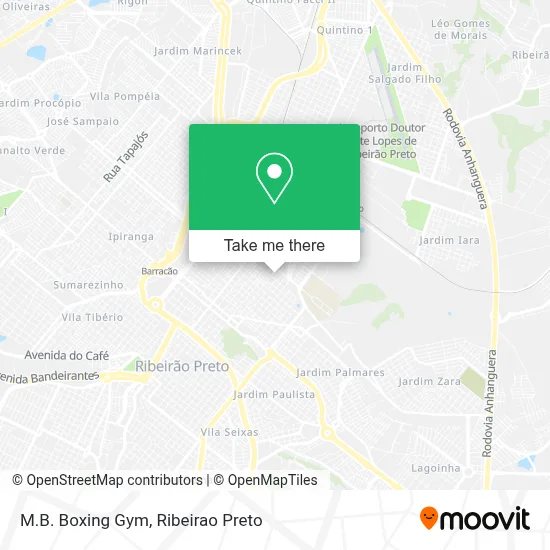 M.B. Boxing Gym map