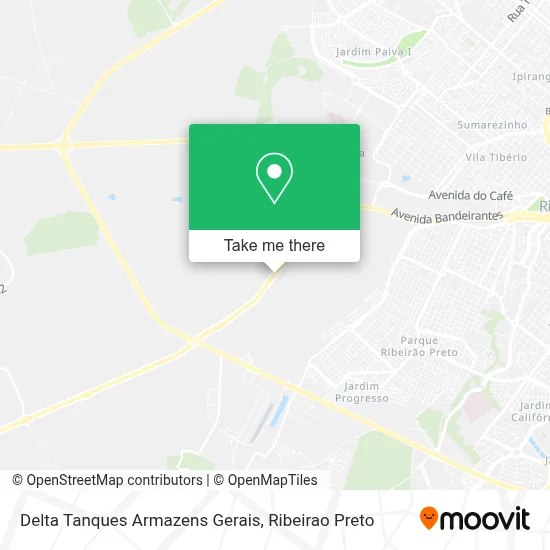 Delta Tanques Armazens Gerais map