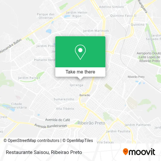 Restaurante Saisou map