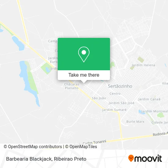 Barbearia Blackjack map