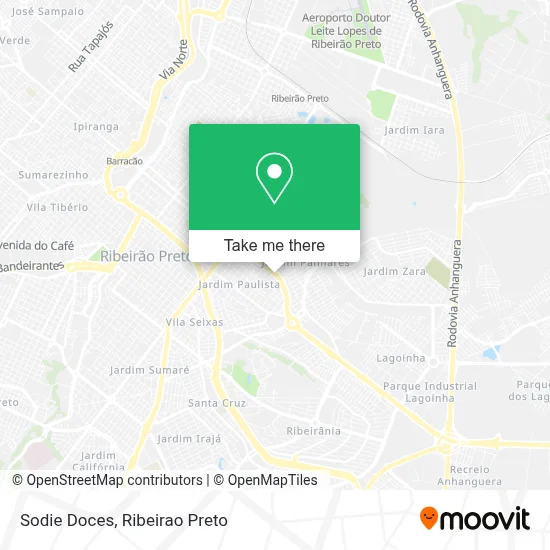 Sodie Doces map
