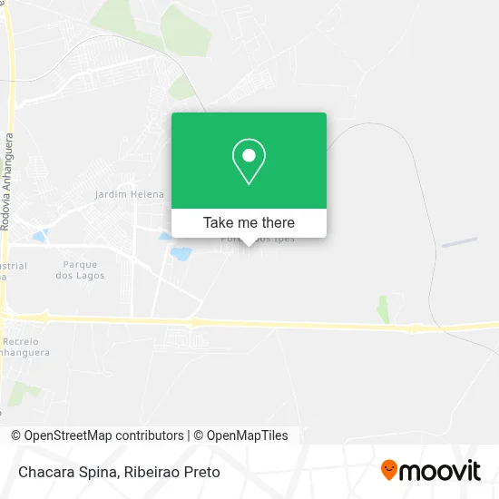 Chacara Spina map