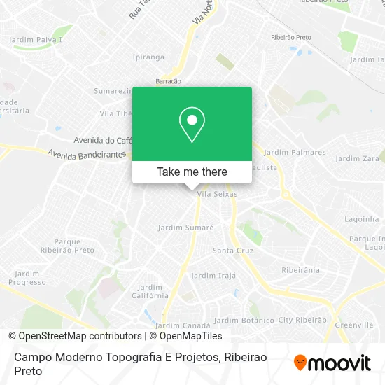 Campo Moderno Topografia E Projetos map