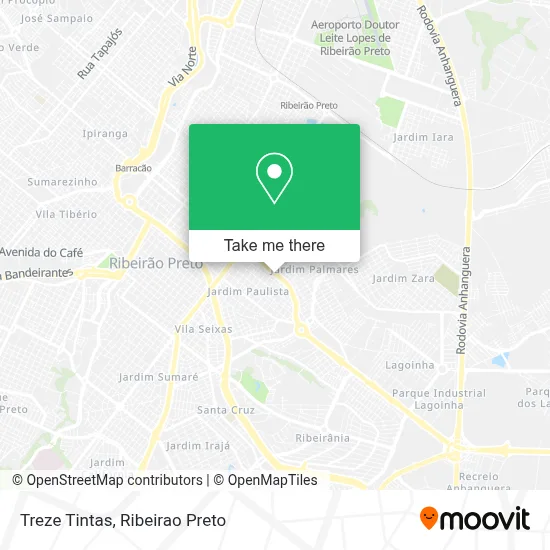 Treze Tintas map