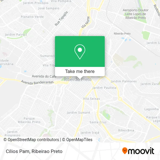 Cílios Pam map