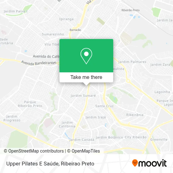 Upper Pilates E Saúde map