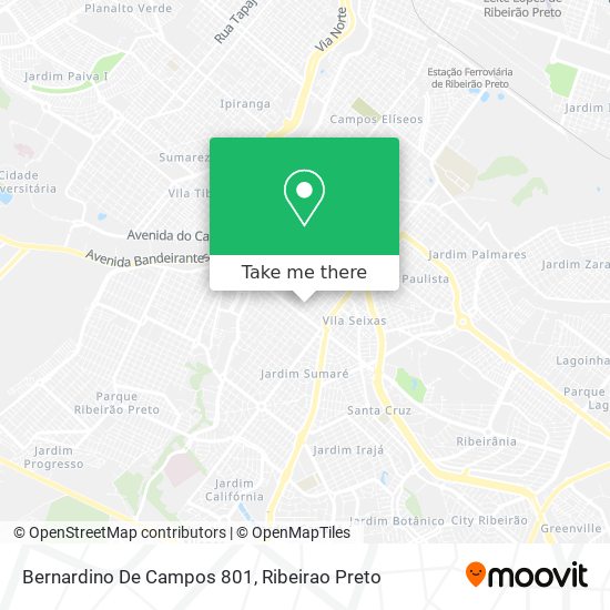 Bernardino De Campos 801 map