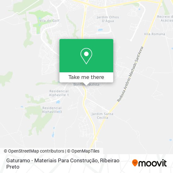 Gaturamo - Materiais Para Construção map