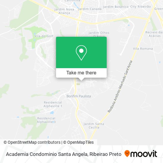 Academia Condominio Santa Angela map