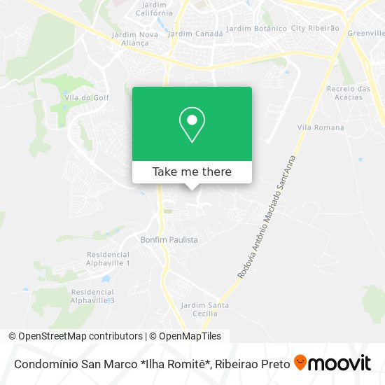 Condomínio San Marco *Ilha Romitê* map