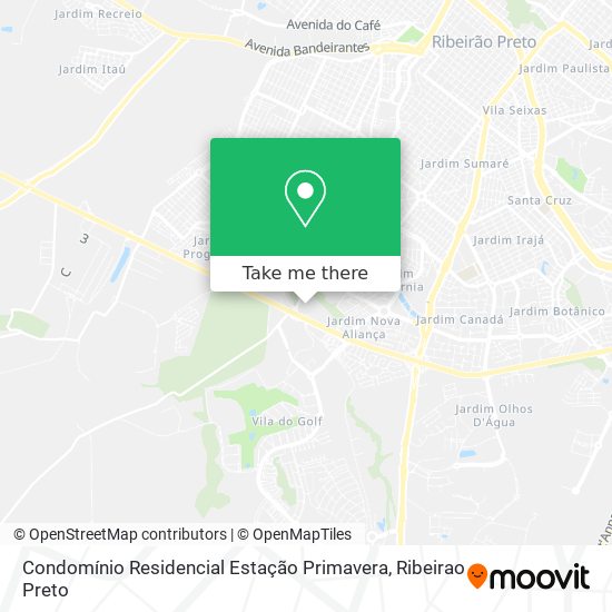 Mapa Condomínio Residencial Estação Primavera