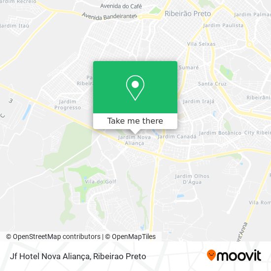 Mapa Jf Hotel Nova Aliança