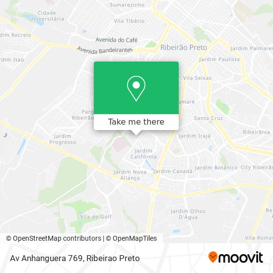 Av Anhanguera 769 map
