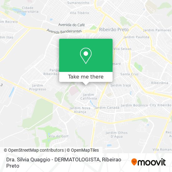 Mapa Dra. Silvia Quaggio - DERMATOLOGISTA