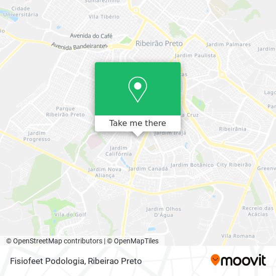 Fisiofeet Podologia map