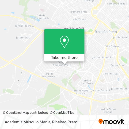 Mapa Academia Músculo Mania