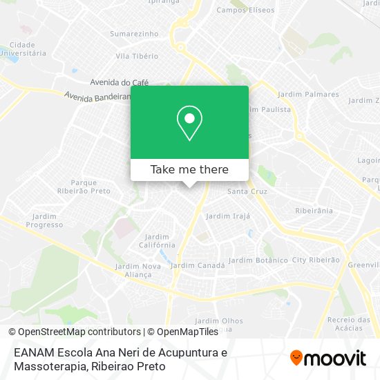EANAM Escola Ana Neri de Acupuntura e Massoterapia map