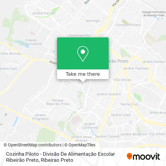 Cozinha Piloto - Divisão De Alimentação Escolar Ribeirão Preto map