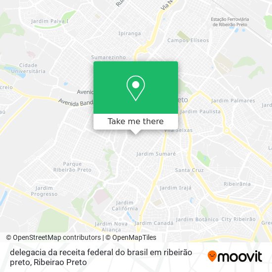delegacia da receita federal do brasil em ribeirão preto map